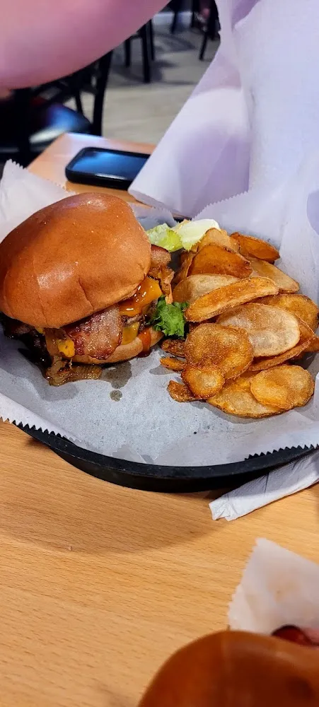 Whiskey Glazed Burger